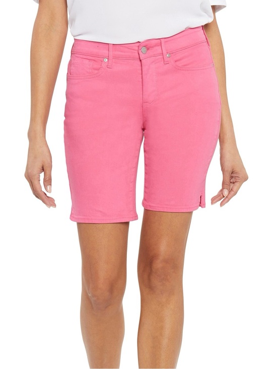 NYDJ Pants - NYDJ Pink Ella Short with Sideseam Slits